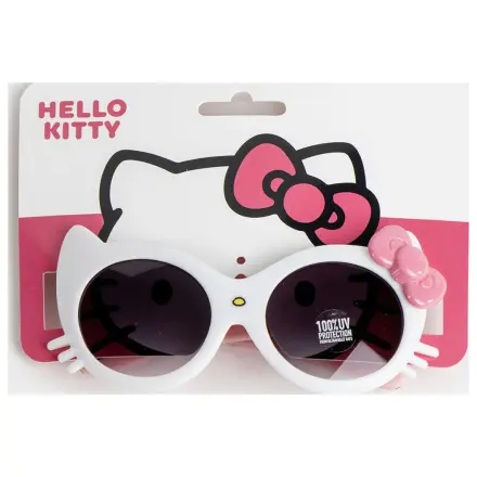 Hello Kitty biele slnečné okuliare produktová fotografia