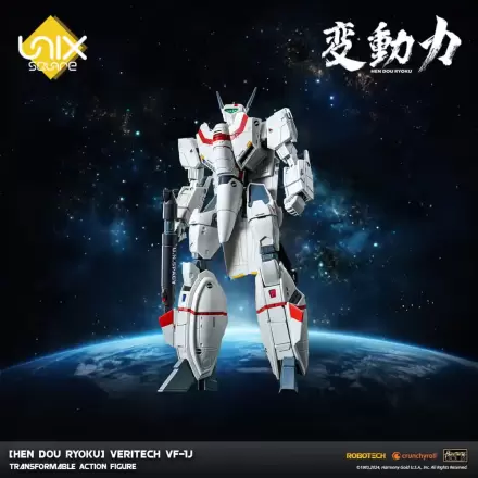 Hen Dou Ryoku Veritech Diecast Akčná figúrka VF-1J 21 cm termékfotója