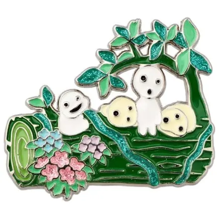 Princess Mononoke Kovová brošňa Kodama produktová fotografia