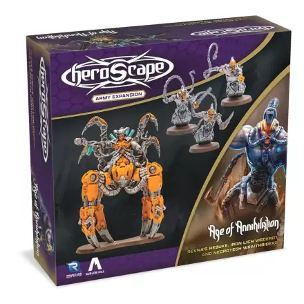 Heroscape Expansion Revna's Rebuke: Iron Lich Viscerot and Necrotech Wraithriders Armáda *English Version* produktová fotografia