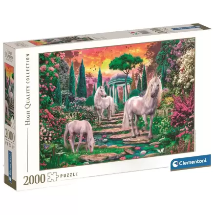 Kvalitné klasické záhradné jednorožce puzzle 2000ks produktová fotografia