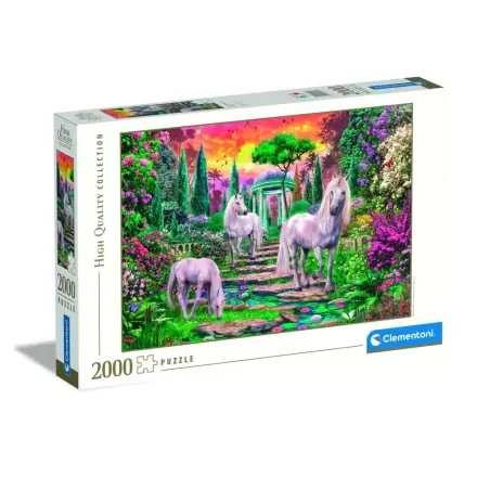 Kvalitné klasické záhradné jednorožce puzzle 2000ks termékfotója