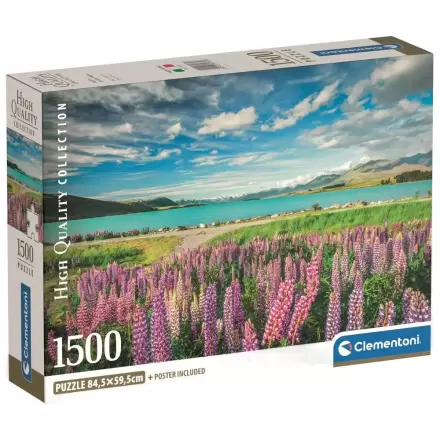 Vysokokvalitné Lupiny pri jazere Tekapo puzzle 1500ks produktová fotografia