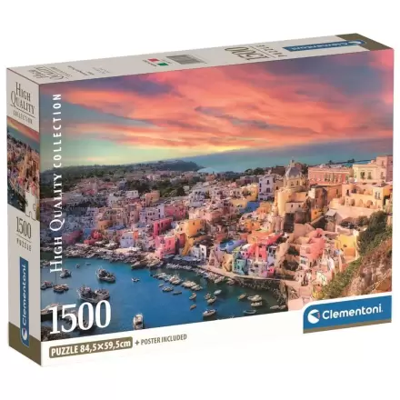 Vysokokvalitné malebné puzzle ostrova Procida 1500ks produktová fotografia