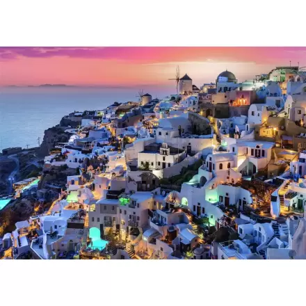 Vysokokvalitné odtiene Santorini puzzle 1000ks termékfotója