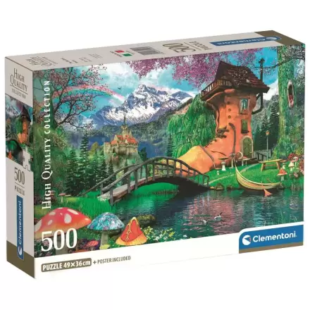 Vysoko kvalitné puzzle The Old Shoe House 500ks produktová fotografia