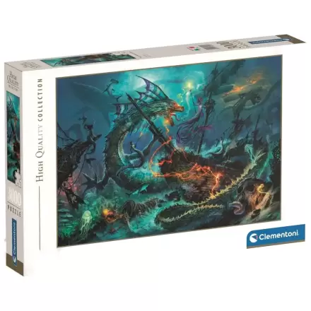 Vysoko kvalitné puzzle The Underwater Battle 3000ks produktová fotografia