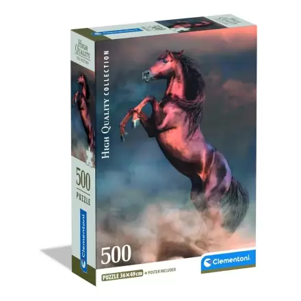 Vysokokvalitné puzzle Wild Red Stallion 500ks termékfotója