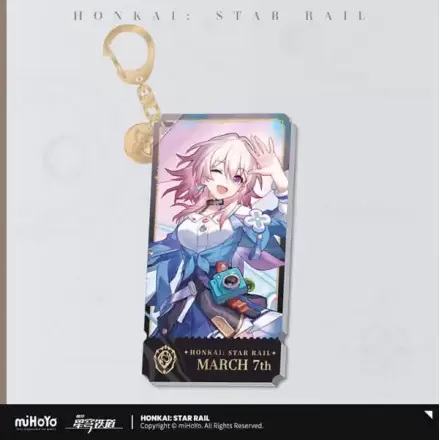 Honkai: Star Rail Character Acrylic Keychain March 7th 9 cm termékfotója