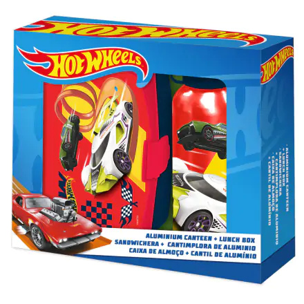Hot Wheels obedár + hliníková fľaša set 500 ml produktová fotografia