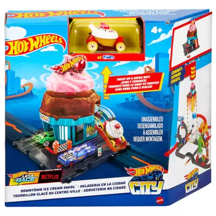 Hot Wheels City Downtown Ice Cream Swirl 30cm termékfotója