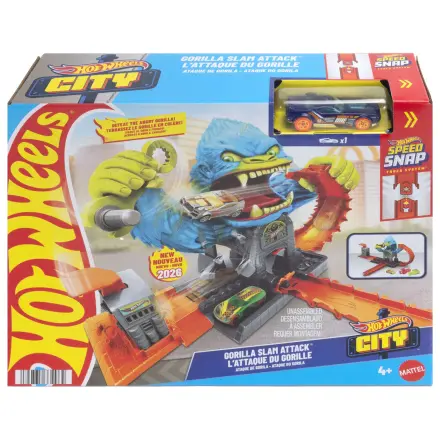 Hot Wheels City Gorilla Slam Attack herný set produktová fotografia