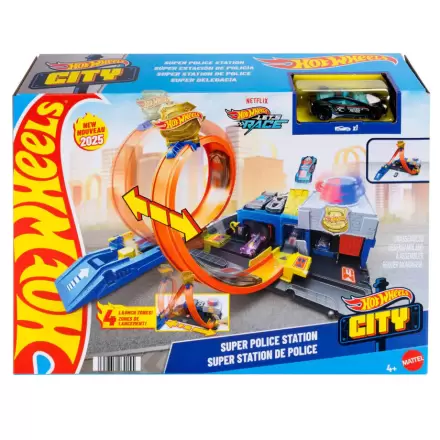 Hot Wheels City Super policajná stanica Playset termékfotója