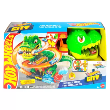 Hot Wheels City T-Rex Blaze Battle playset termékfotója