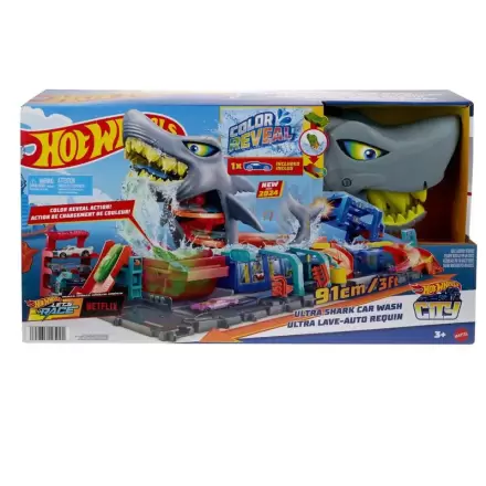 Hot Wheels City Ultra Shark Autoumyváreň termékfotója