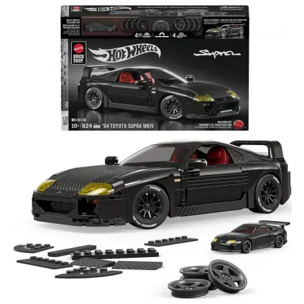 Hot Wheels Elite Mattel Brick Shop Stavebnica 1/16 '94 Toyota Supra MKIV produktová fotografia