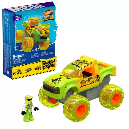 Hot Wheels Gunkster Monster Truck MEGA Construx produktová fotografia