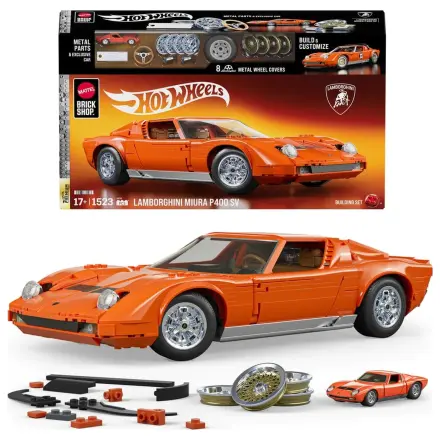 Hot Wheels Premium Mattel Brick Shop Stavebnica 1/12 Lamborghini Miura P400 SV produktová fotografia
