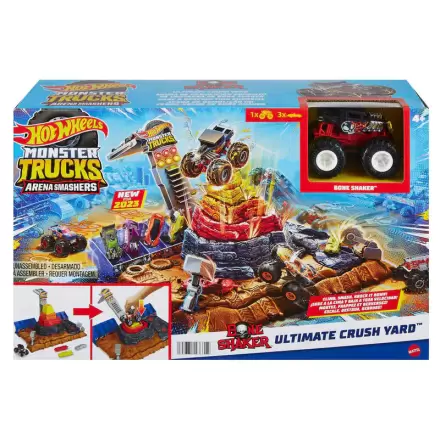 Hot Wheels Monster Trucks Arena Smashers Ultimate Crush Yard – Aréna produktová fotografia