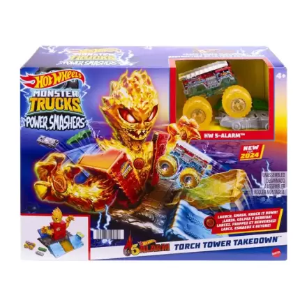 Hot Wheels Monster Trucks Torch Tower Takedown – Veža na zrútenie produktová fotografia