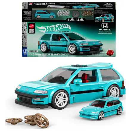 Hot Wheels Speed Series Mattel Brick Shop Stavebnica 1/32 Custom ’90 Honda Civic EF produktová fotografia