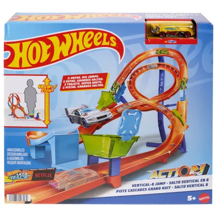 Hot Wheels Vertical 8 skokový hrací set produktová fotografia