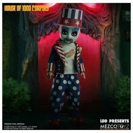 House of 1000 Corpses LDD Presents Bábika Captain Spaulding 25 cm produktová fotografia