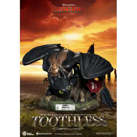 Soška How To Train Your Dragon Master Craft Toothless 24 cm produktová fotografia