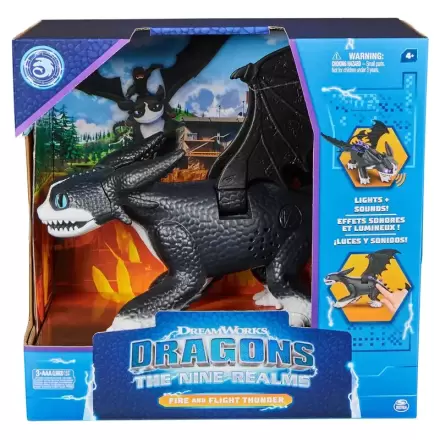 How to Train Your Dragon The Nine Realms Fire and Flight Thunder interaktívny drak produktová fotografia