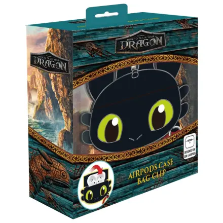 How to Train Your Dragon Bezzubý 3D penové AirPods puzdro s klipom na tašku produktová fotografia