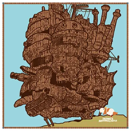 Howl´s Moving Castle Imabari vreckovka Hauru's Castle 40 x 40 cm produktová fotografia