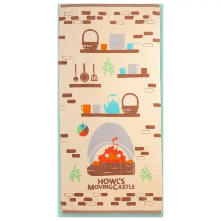 Howl’s Moving Castle uterák Cook with Calcifer 70 x 140 cm produktová fotografia
