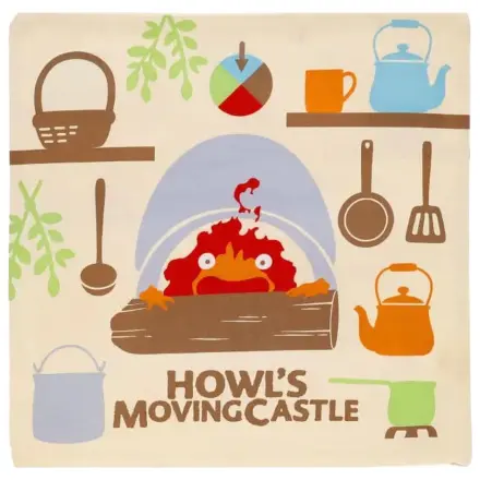 Howl’s Moving Castle Natsu obliečka na vankúš Cook s Calciferom produktová fotografia
