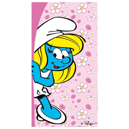 Smurfs Kvetinová zábava uterák 70x140cm produktová fotografia