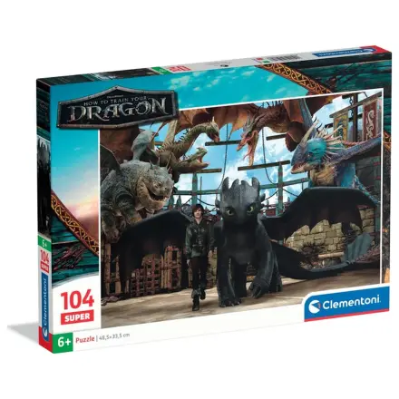 How to Train Your Dragon Arena 104-dielne super puzzle produktová fotografia