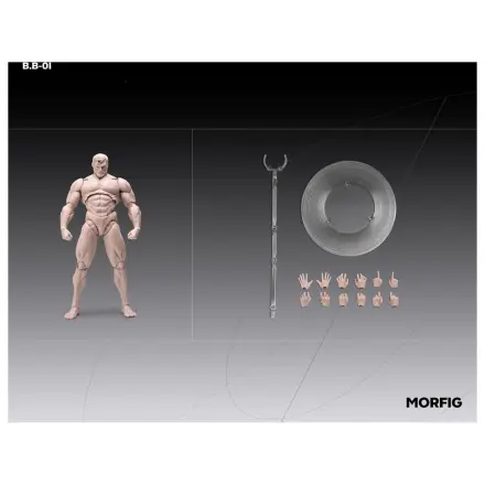 Inart Akčná figúrka 1/12 Blank Male Body Skintone 17 cm produktová fotografia