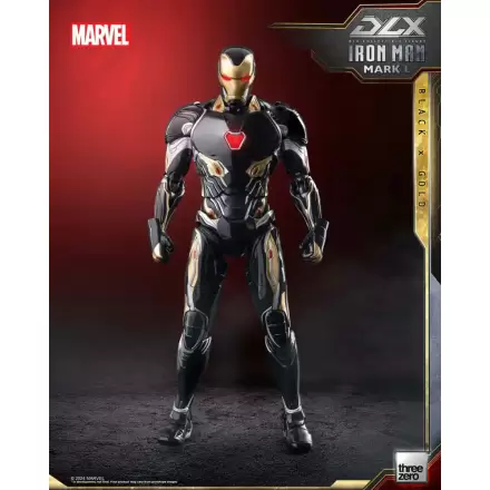 Infinity Saga DLX akčná figúrka 1/12 Iron Man Mark 50 (Black X Gold) 17 cm termékfotója