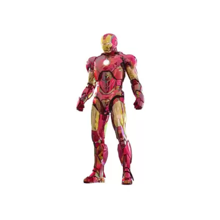 Iron Man Movie Masterpiece Diecast akčná figúrka 1/6 Iron Man Mark VI (Fractal Armor) Hot Toys Exclusive 33 cm produktová fotografia