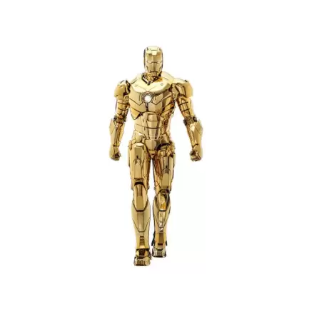 Iron Man Movie Masterpiece Diecast Akčná figúrka 1/6 Iron Man Mark III (Gold Color Version) Hot Toys Exclusive 33 cm produktová fotografia
