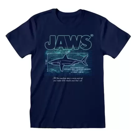 Tričko Jaws Great White Info produktová fotografia