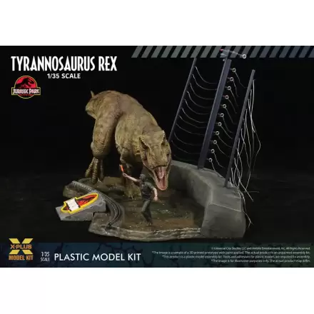 Jurassic Park Plastic Model Kit 1/35 Tyrannosaurus Rex 42 cm produktová fotografia