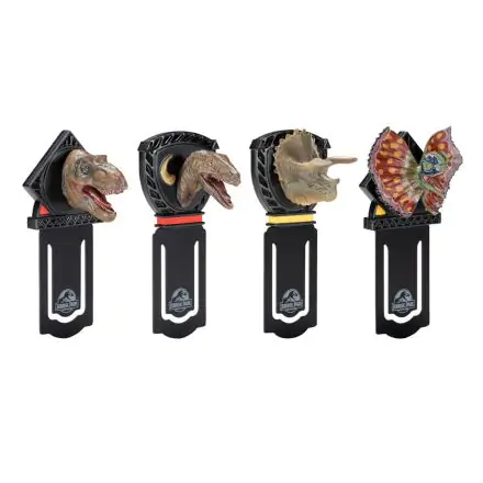 Jurassic Park Záložky 4-dielna súprava Dinosaurs produktová fotografia