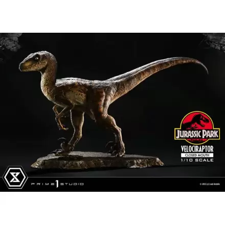 Jurassic Park Prime Collectibles Statue 1/10 Velociraptor Closed Mouth 19 cm termékfotója