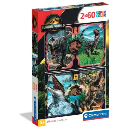 Jurassic World Danger Zone 2x60 dielikov puzzle produktová fotografia