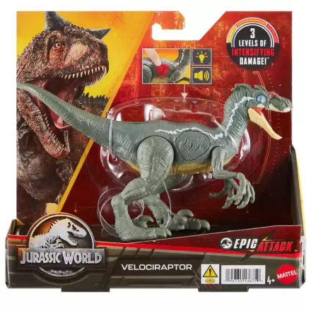 Jurassic World Epic Attack figúrka Velociraptora 10 cm produktová fotografia