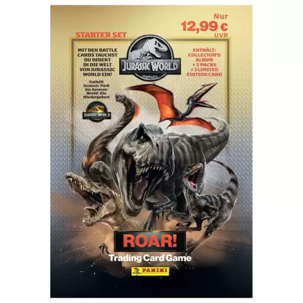 Jurassic World Roar Trading Cards Starter Pack *Nemecká verzia* produktová fotografia
