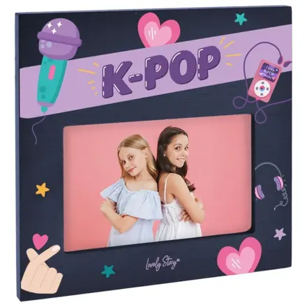 K-Pop tmavomodré fotorámiky produktová fotografia