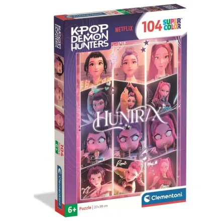 K-pop Demon Hunters Idols 104-dielne super puzzle produktová fotografia