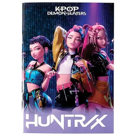 K-pop Demon Hunters Singers A4 linajkový zápisník 50 listov produktová fotografia