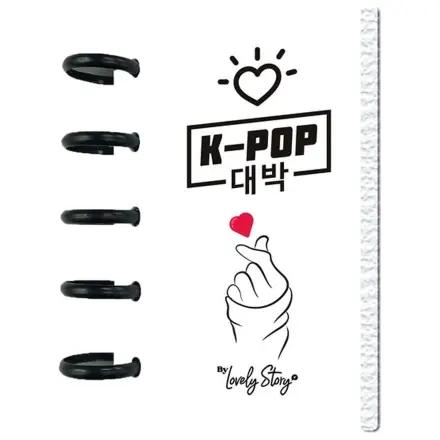 K-Pop Ice A6 zápisník produktová fotografia